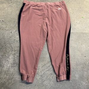 Star Wars‎ May the Fourth be With You Pink Black Trim Jogger Sweatpants Size 3x